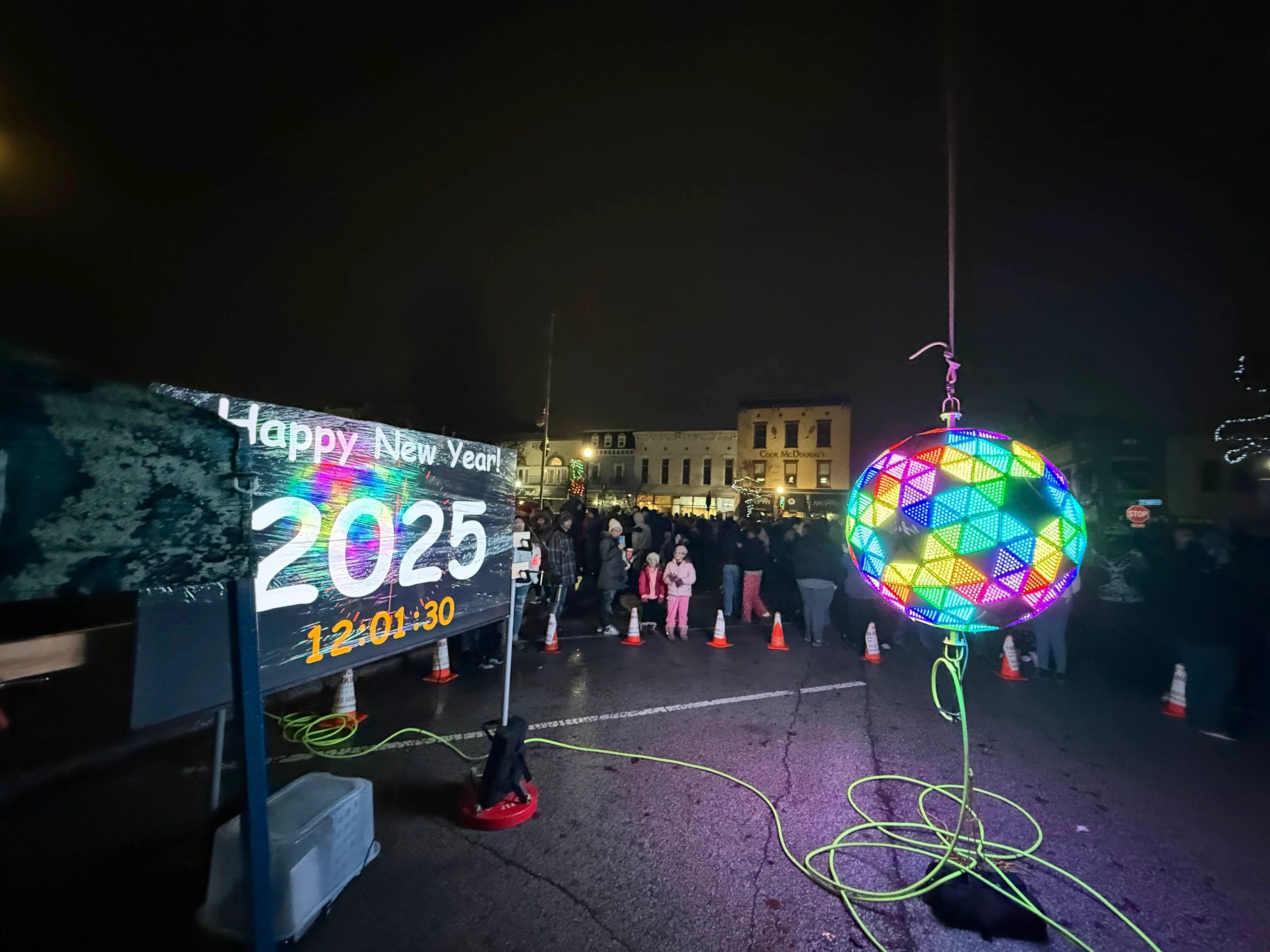 The TechnoKats New Year's Eve Ball Drop in 2025